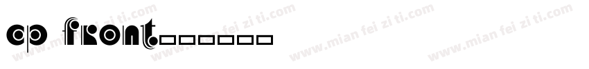 CP front字体转换